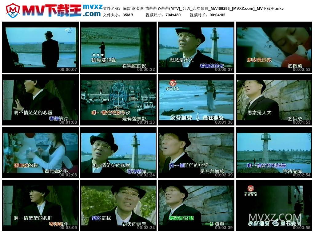 陈雷 谢金燕-情茫茫心茫茫(MTV)_台语_合唱歌曲_MA109296